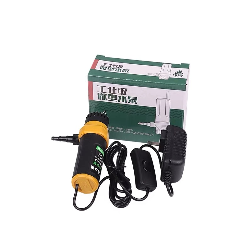 12v微型直流小水泵开槽机水钻切B割机角磨打孔机专用供潜水泵洗澡 - 图1