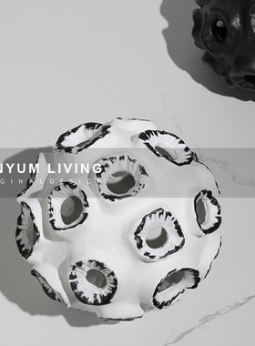 简约现代创意售楼处软装饰品y家居客厅电视柜样板房间工艺品摆件