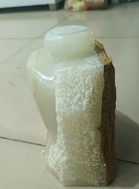 玉石花瓶桌面摆件小花瓶插花瓶家居客厅办公室装饰品支持定制