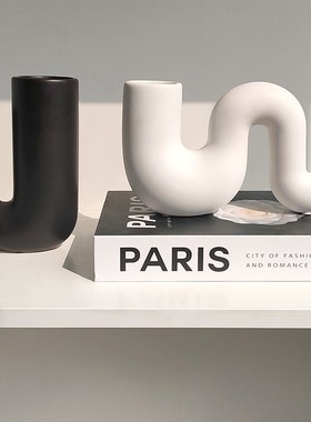 态生活 轻奢高级感黑白软装饰品小摆件 现代格调客厅酒柜书柜摆设