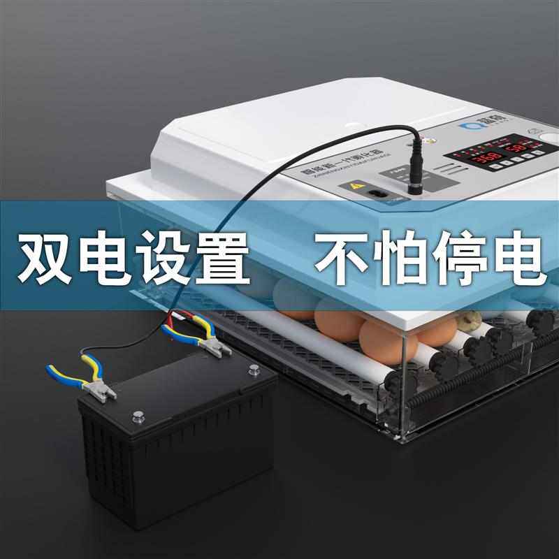 孵化机孵蛋器孵化器小型家用型全自动智能小鸡鸭鹅鸽鹌鹑孵化箱 - 图1