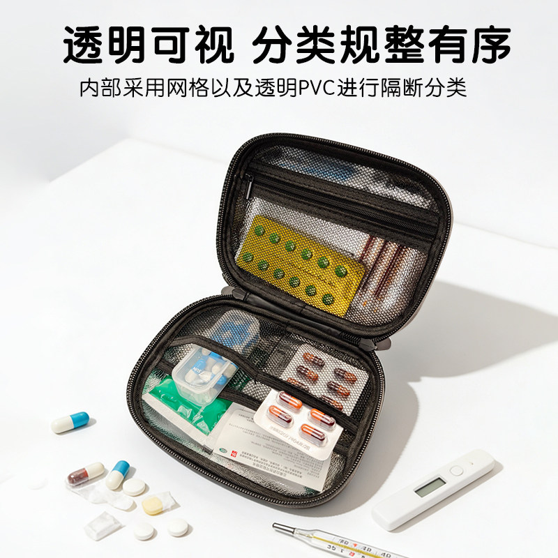 便携式医药包旅行收纳小药包迷你药品出门随身户外应急药品携带盒,淘宝优惠券,粉丝福利购,淘宝优惠卷