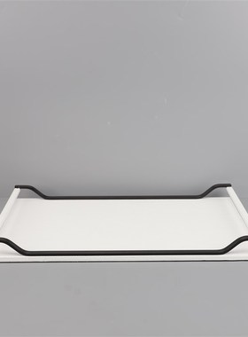 欧式简约创意收纳托盘木环摆件办公室客厅卧N室玄关书房家居工艺