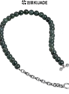 岂翡翡翠项链缅料A货时尚OT素圈