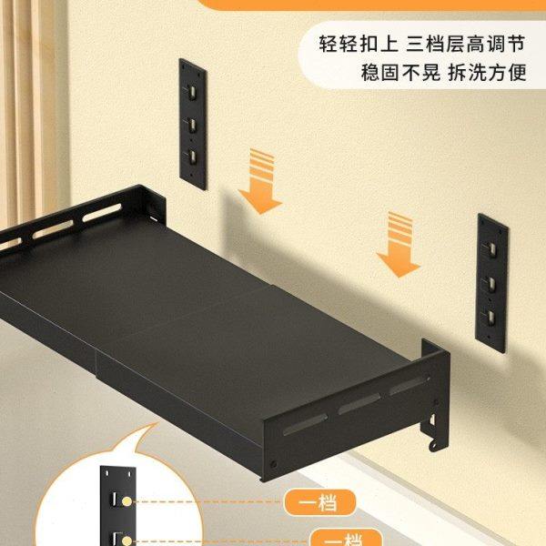 微波炉置物架厨房墙上烤箱架子支架免打孔壁挂式可伸缩收纳架挂架,淘宝优惠券,粉丝福利购,淘宝优惠卷