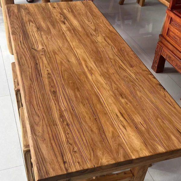 老榆木桌子实木板复古茶桌茶台商用餐桌书桌民宿茶台木板桌快餐桌,淘宝优惠券,粉丝福利购,淘宝优惠卷