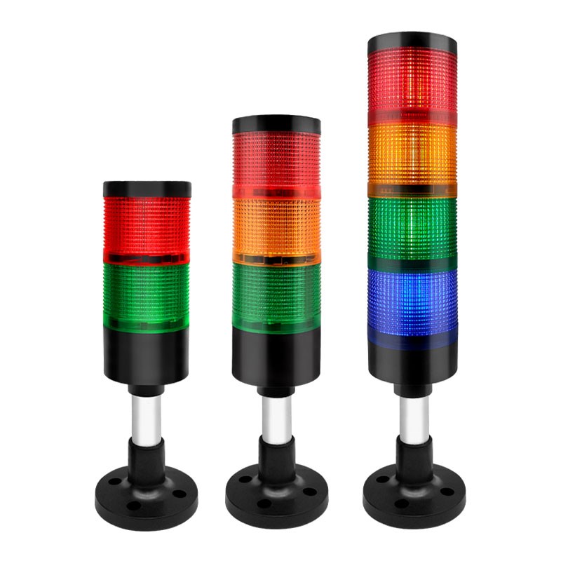 LED组合报警灯TB70MM2二三四3色层信号指示警示灯24v220v常闪旋转 - 图1