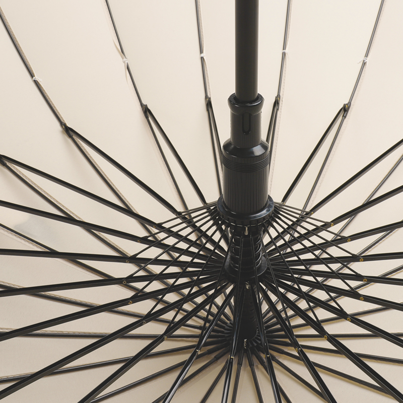 防水套雨伞长柄大号加固加厚结实抗风长把直杆男士24骨大伞双人 - 图2