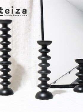 Oteiza现代欧式金属烛台摆件客厅餐厅样板间桌面饰品家居软装摆设