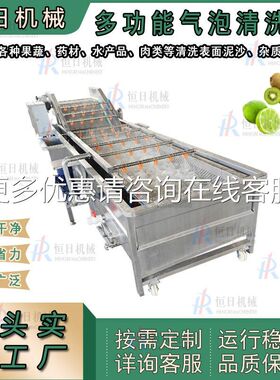 材蔬气泡清机商用MAGA-102果清洗流水洗线辣椒小白菜菜油蔬菜清洗