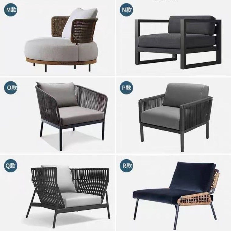 户外休闲藤编沙发阳台设计师软装阳光房民宿酒店藤椅室外组合家具,淘宝优惠券,粉丝福利购,淘宝优惠卷
