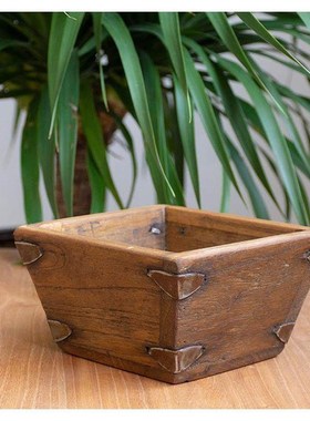 日进斗金开张礼品实木彷古米斗老式结婚用升四方升子客厅创意摆件