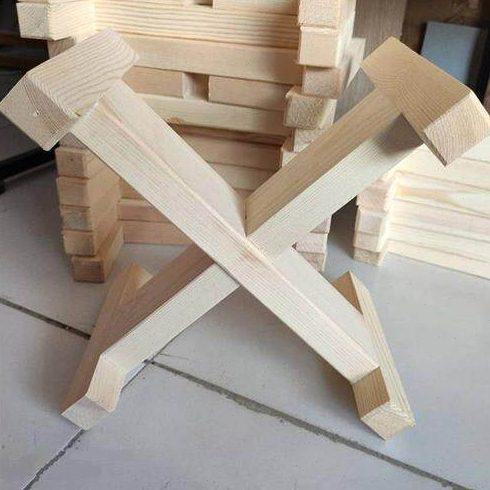 石磨家用石磨专用实木支架底座托盘小石磨磨盘木架子四腿木架结实 - 图1