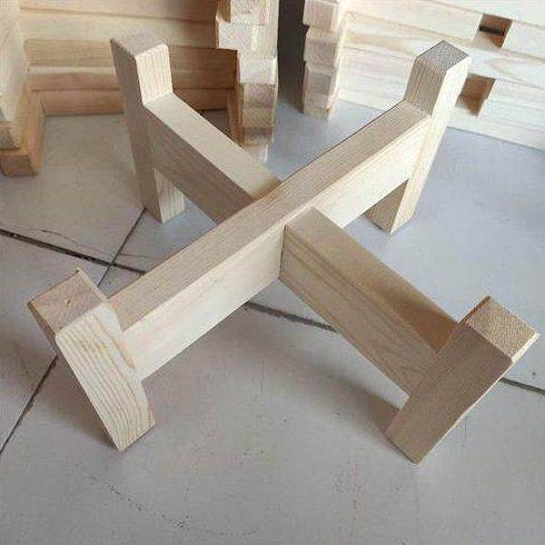 石磨家用石磨专用实木支架底座托盘小石磨磨盘木架子四腿木架结实 - 图2