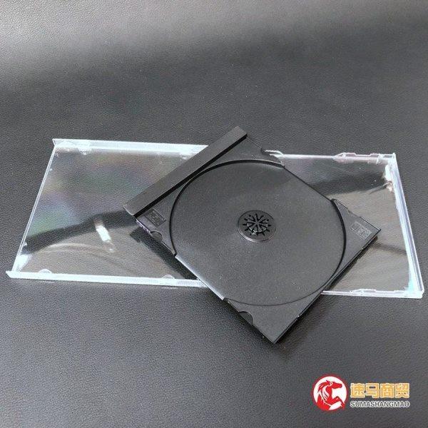 特厚CD盒100乌单盒硬塑料光碟盒加厚DVD碟盒透明黑色光盘盒单片装,淘宝优惠券,粉丝福利购,淘宝优惠卷