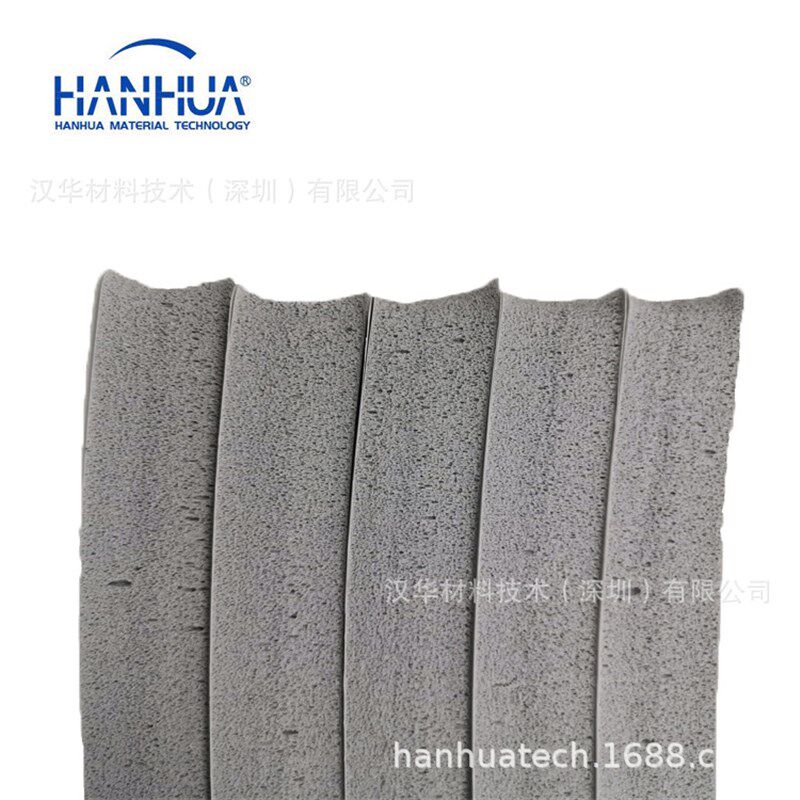 中等硬度硅胶泡棉HT-800硅胶发泡火车地铁机箱设备原材料加工模切 - 图1
