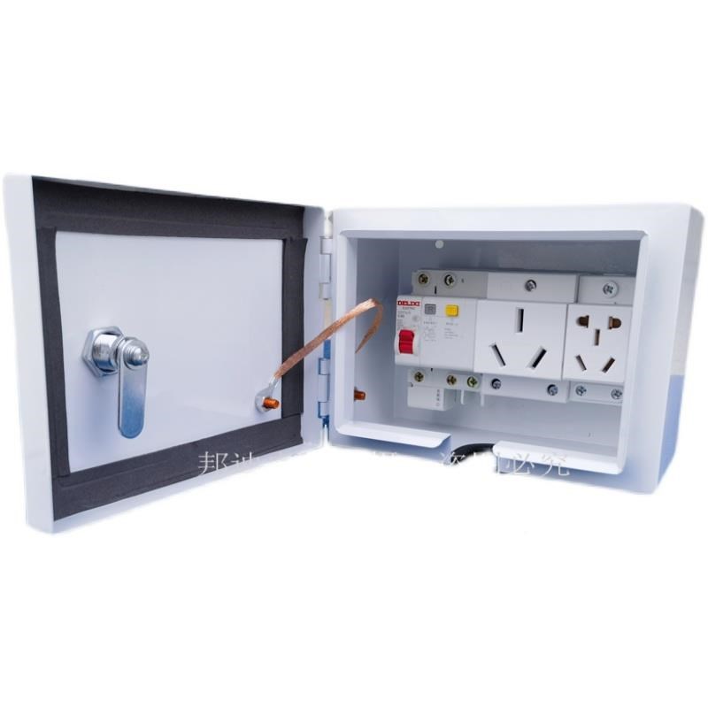 32A新能汽车充电配电箱32A大率功快充插座漏保开关桩套装明装防源 - 图3