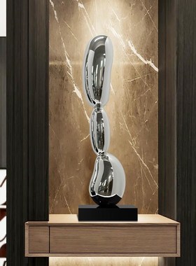 客厅玄关抽象树脂雕塑摆件酒店大堂楼梯过道样板间装饰艺术品