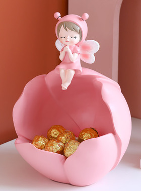 创意家居轻d奢玄关钥匙收纳摆件客厅茶几电视柜装饰品乔迁新居礼