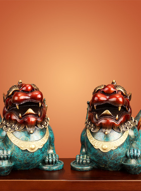 《旺财貔貅》招财铜貔貅摆件客厅办公桌酒柜店铺开业X礼品全铜皮