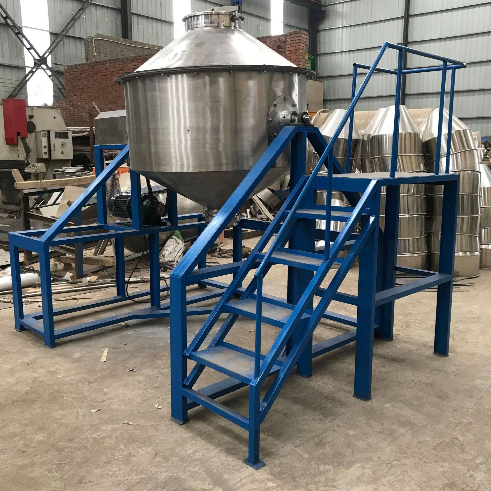 500公斤密闭式旋转鼓式搅拌机食品调料奶粉混合机化工粉末混料机,淘宝优惠券,粉丝福利购,淘宝优惠卷