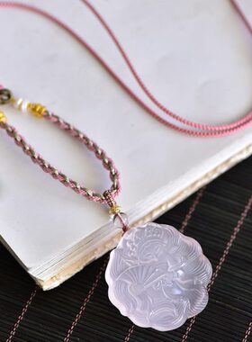 粉水晶狐狸可爱俏皮淘气九尾狐 墨粉马粉可定制选择 闺蜜情侣礼物