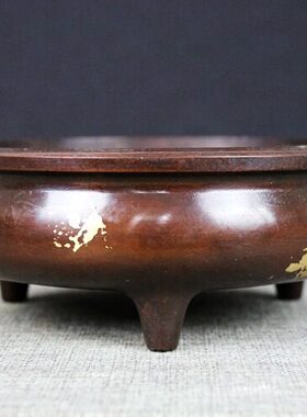 铜香炉纯铜大号家用室内供佛供奉香薰炉焚香炉檀香线香炉宣德炉