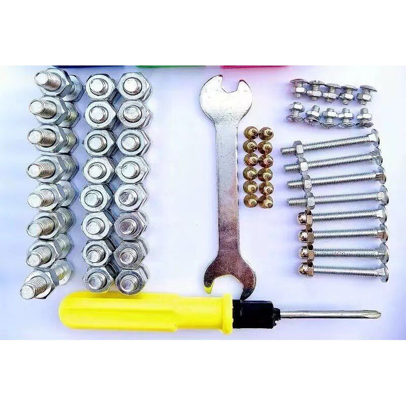 课桌椅面板专用螺丝脚套挂钩儿童学习桌靠椅凳子螺丝螺帽配件学生 - 图3