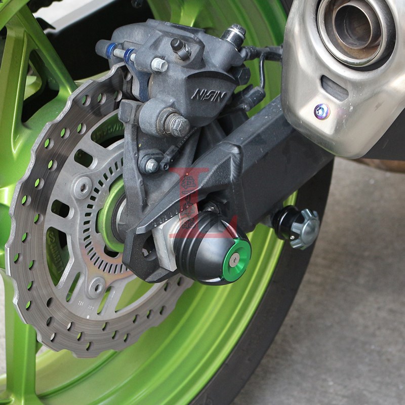 适用川崎忍者NINJA1000 Z1000/SX改装前轮防摔球铝合金保护块配件 - 图0