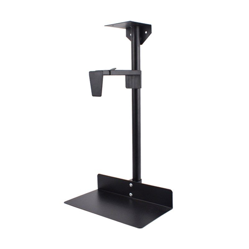 Desk suspended host placement rack wall-mounted desktop computer under-desk metal chassis raised suspended bracket