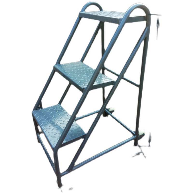 梯子铁楼梯二三四踏步q登高梯凳子上料货攀爬梯工业家用加厚结实 - 图3
