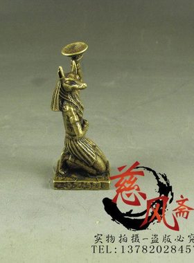 古玩铜器摆件人物铜像 桌面小摆件实心纯铜铸造