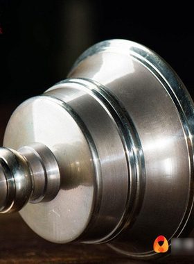 佛具用品灯青铜光面酥油蜡烛台底座尼泊尔酥油灯座 8cm