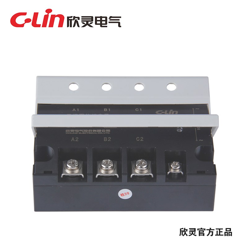 C-Lin欣灵牌HHG1-3/032F-38 10Z 10A三相直流控制交流固态继电器 - 图2