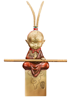 礼尚往来斗战胜佛齐天大圣孙悟空摆件纯铜客厅家居创意饰品工艺品