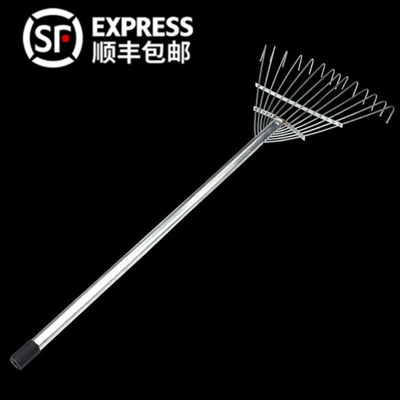 钢丝耙齿园艺园林工具农具草种播种耙子搂草筢子水草铁杷,淘宝优惠券,粉丝福利购,淘宝优惠卷