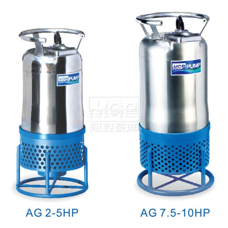 台湾河见HCP 80AGN21.5工事搅拌 雨水提升泵不锈钢污泥泵采砂 - 图1