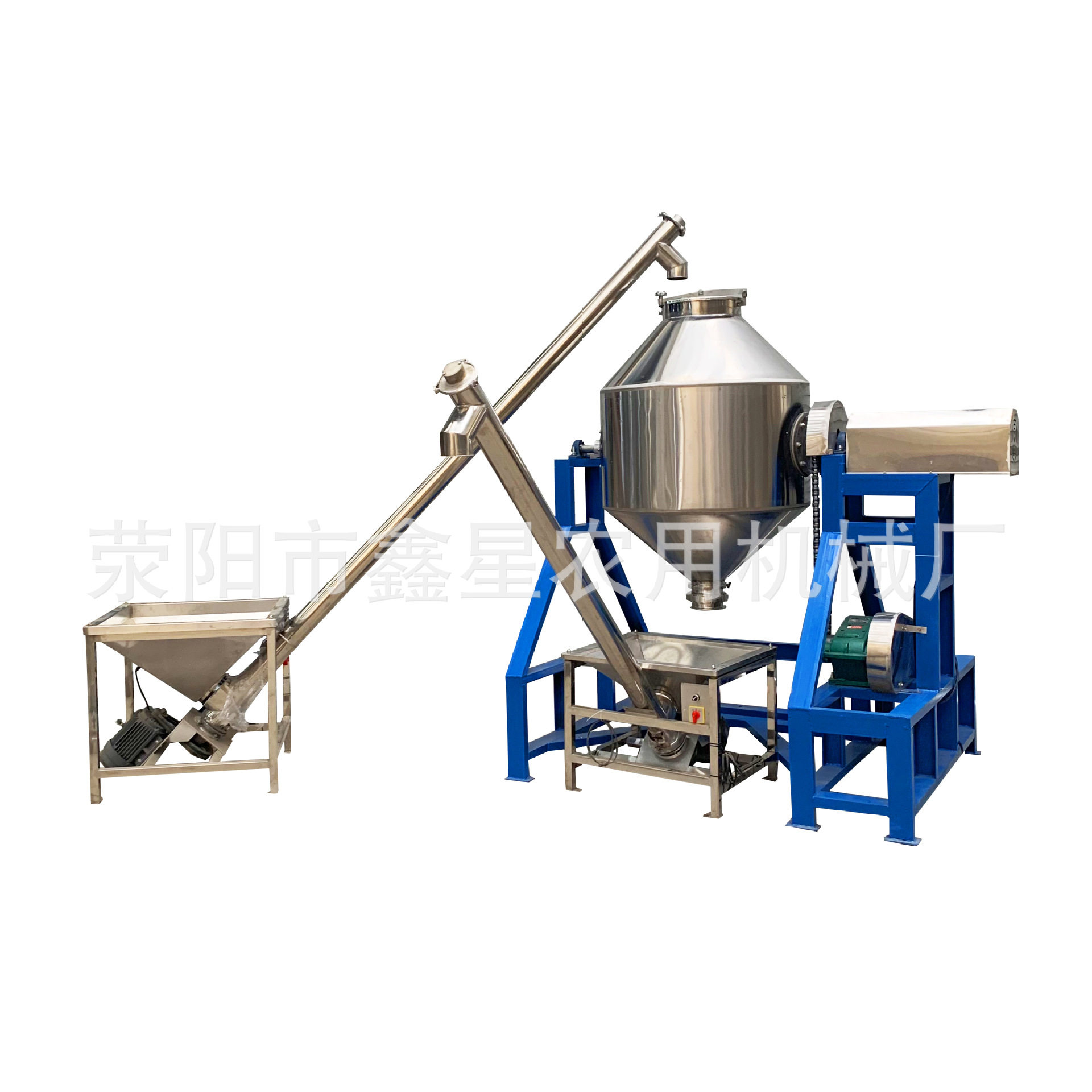 密封腰鼓式粉末混料机 淀粉调料不锈钢搅拌机 食品粉剂颗粒混合,淘宝优惠券,粉丝福利购,淘宝优惠卷