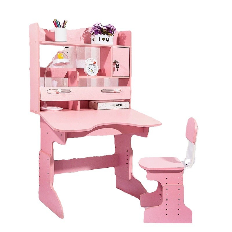 Children's study table writing table for primary school students boys and girls home liftable children's desk and chair desk and chair set