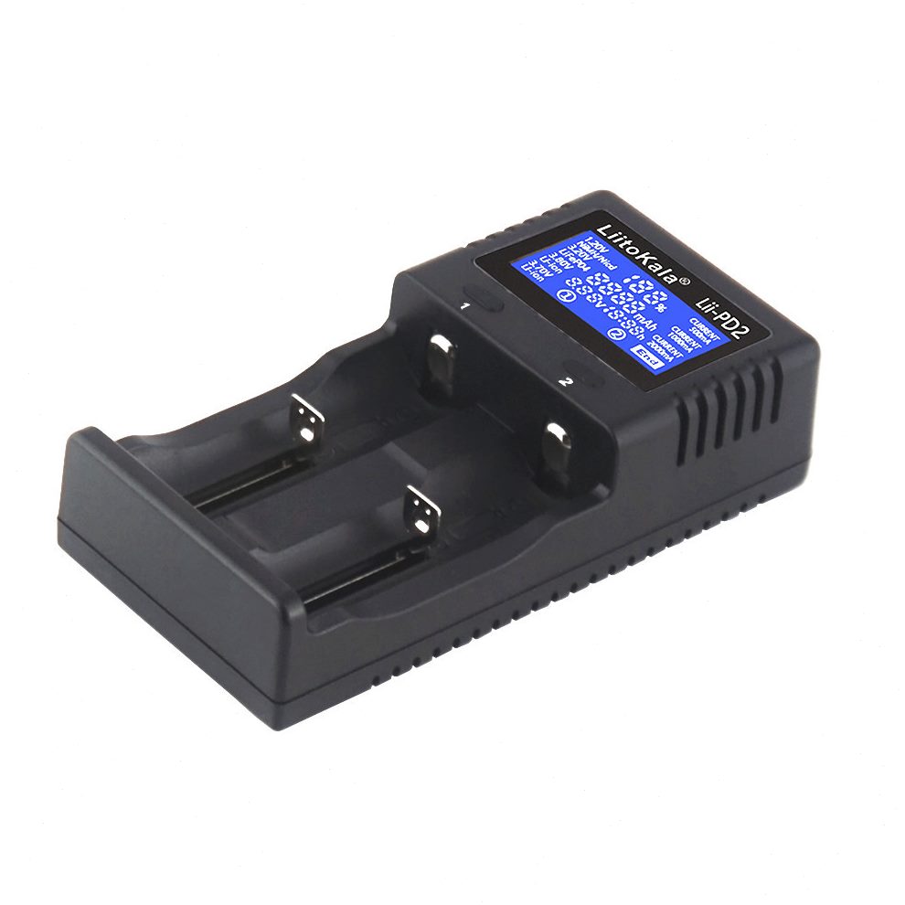 甄选LiitoKala Lii-PD2 18650 26650 21700 LCD锂电池充电器 - 图1