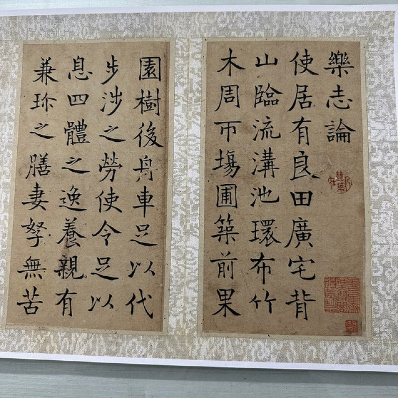 钱沣南园楷书乐志论复古书法字画真迹微喷仿古字帖装裱手卷装饰画,淘宝优惠券,粉丝福利购,淘宝优惠卷