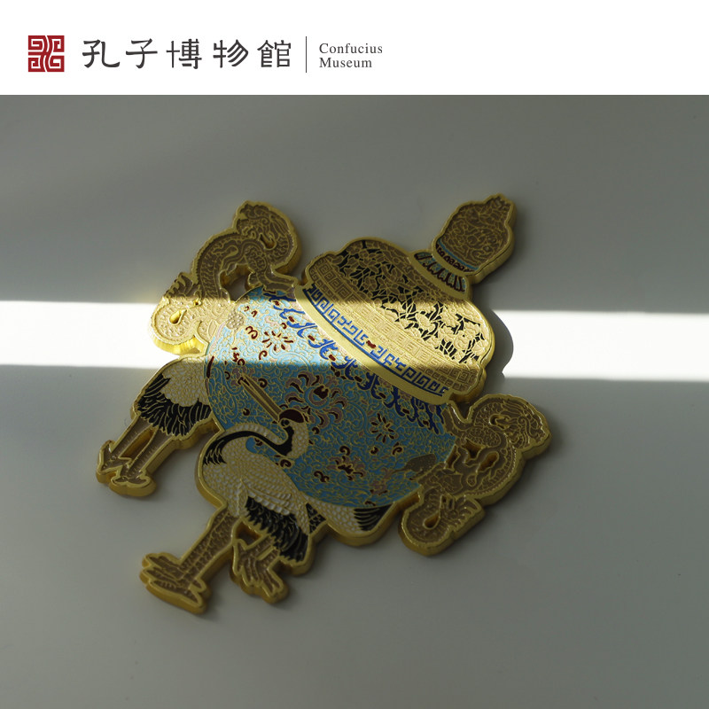 孔子博物馆文创 馆藏文物金属冰箱贴 孔子文化主题展冰箱贴伴手礼