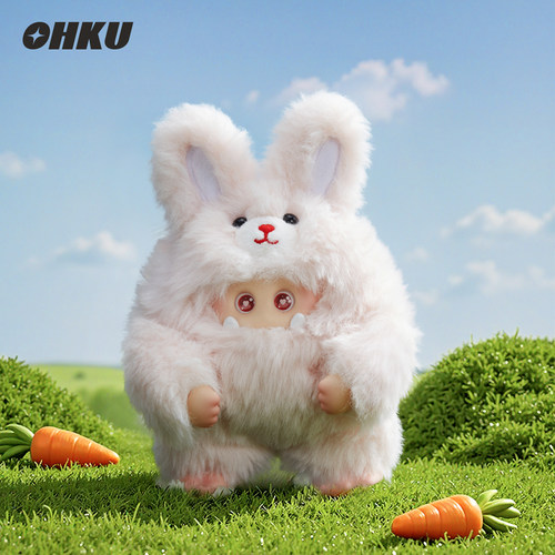 OHKU 绒绒怪茸茸森林系列搪胶毛绒盲盒挂件摆件礼物 - 图2