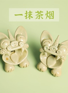 【先锋文创】云南沙溪古镇瓦猫盲盒摆件 手工自制每款都不一样