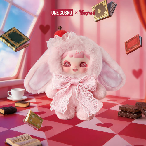 ONECOSMO Yoyoo茶会上的秘密搪胶娃娃挂件毛绒挂件玩偶盲盒 - 图2