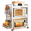 Hole board kitchen rack microwave oven shelf home desktop countertop rice cooker appliance storage bracket