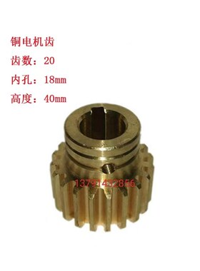 沈阳安阳CW6163B CW6180B车床配件电机铜齿轮快速走到齿轮Z20齿