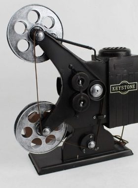 格嘉睿尔复古老式怀旧放映机模型摆件摄影道具装饰品咖啡馆摆设