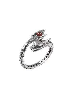 明杰  新品神龙摆尾戒指环尾戒小众设计T个性高级感气质