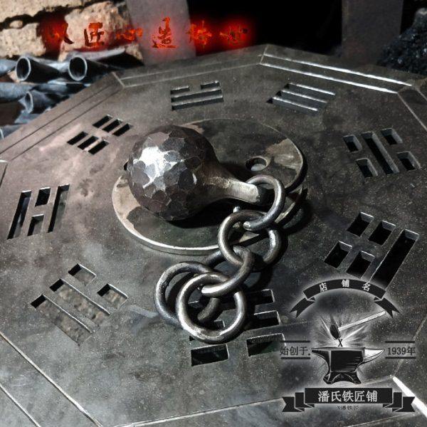 潘铁匠手工锻打实心流星锤表演武术器械甩头健身软兵器收藏把玩,淘宝优惠券,粉丝福利购,淘宝优惠卷